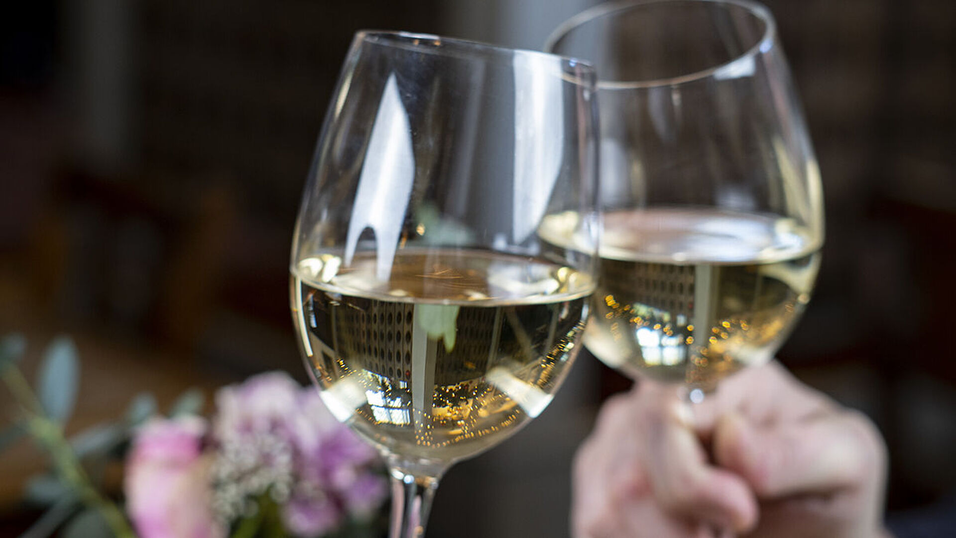 Two glasses of wine